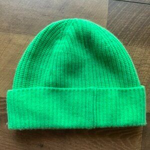 COS Bright Green Beanie
